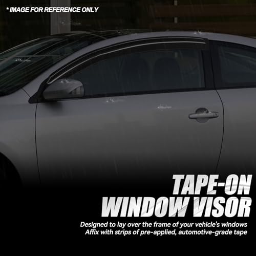 2PCS Tape On Window Visors for 2005 (05-09 Scion TC)