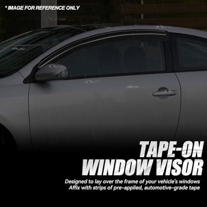 2PCS Tape On Window Visors for 2005 (05-09 Scion TC)