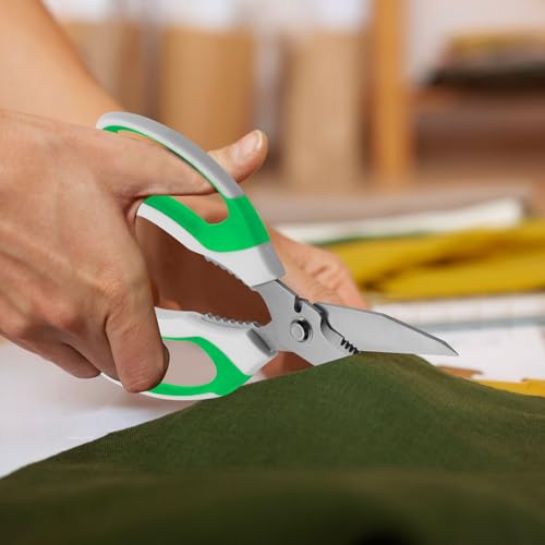 Utility Scissors All Purpose heavy duty 8 (Green)