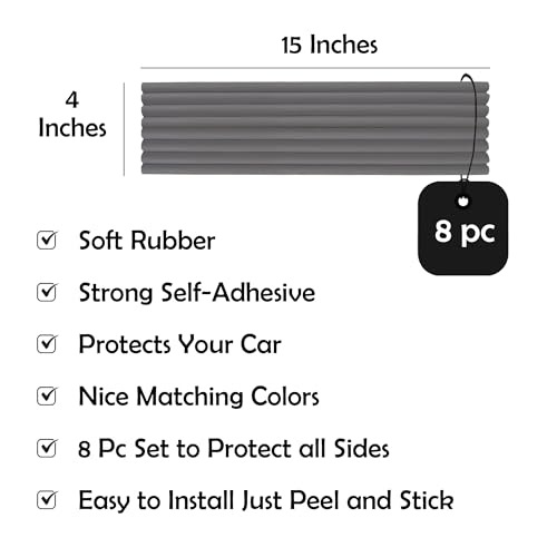 Garage Wall Protectors 8 Pack (Grey)