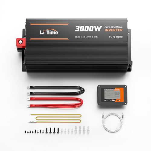 3000W Pure Sine Wave Power Inverter (12V 3000W Inverter (Remote Control))
