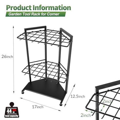 Garden Tool Organizer for Corner (Corner Rack)