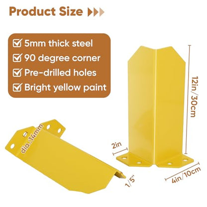 12" Pallet Rack Post Protectors (12 Inch)