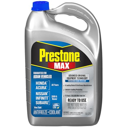 AF6310 MAX Asian Vehicles Blue Antifreeze and Coolant (Asian Blue / Pack of 6 Gallons)