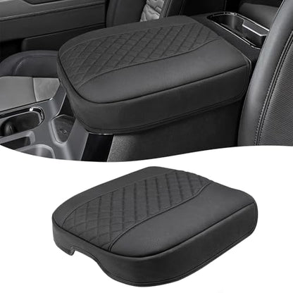 Center Console Cover for Chevy Silverado & GMC Sierra 1500 Accessories 2019 (Bucket Seat, Silverado & Sierra 2019-2026 etc. / Black)