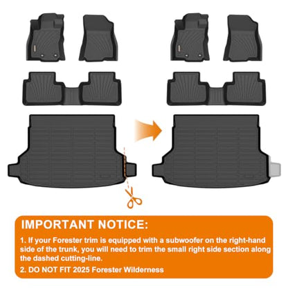 Floor Mats & Cargo Liner for Subaru Forester 2025 2026 Gas