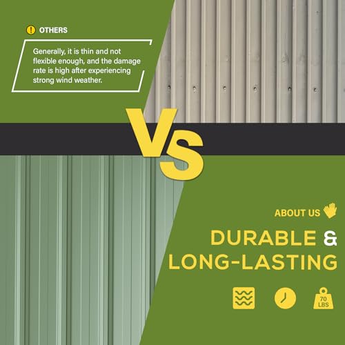 3' x 5' Metal Outdoor Storage Shed (GREEN / 3x5)