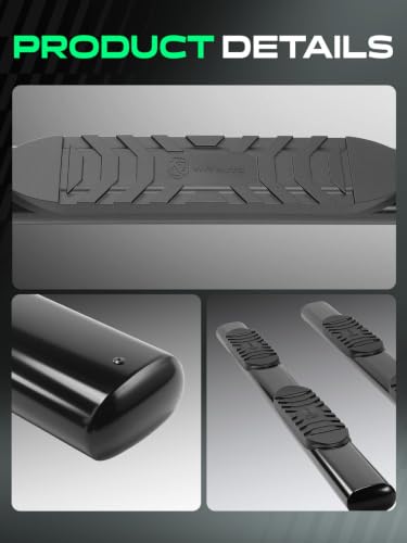 5 Inch Running Boards for Chevy & GMC (Double Cab / 5" Oval Straight)