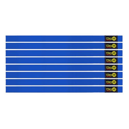 Quick Straps by Wrap (Blue / 18" (8 Pack))