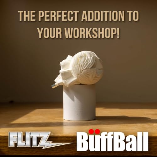 Buff Ball w 1.76oz Metal Polish Paste (3-Inch)