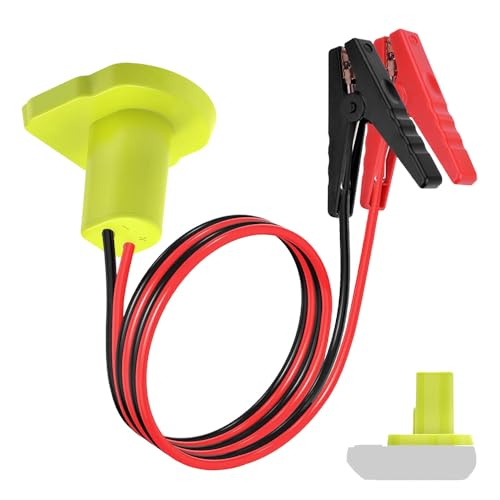 Jumper Cables Adapter Compatible with Ryobi 18V Battery (2FT)