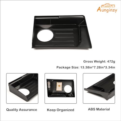 Central Control Storage Box Compatible with Toyota Tundra 2014 (Central Control Cup Holder Storage Box)