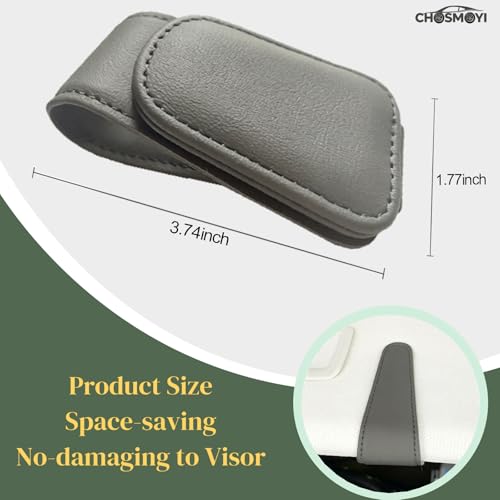 Magnetic Visor Sunglasses Holder (grey)