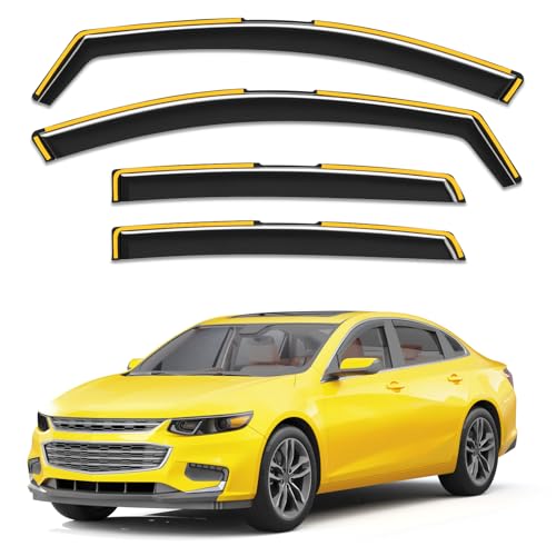 Window Visors Rain Guards for Chevrolet (Fit for 2016-2025 Chevy Malibu(9 Gen))