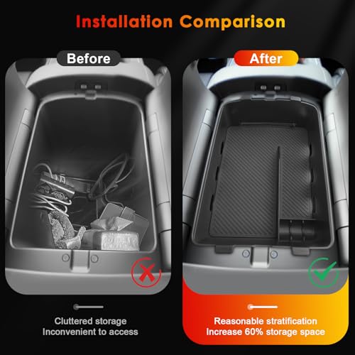 for 2026 Hyundai Palisade Center Console Organizer ONLY for 2026 Palisade Hybrid Calligraphy 7