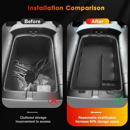 for 2026 Hyundai Palisade Center Console Organizer ONLY for 2026 Palisade Hybrid Calligraphy 7