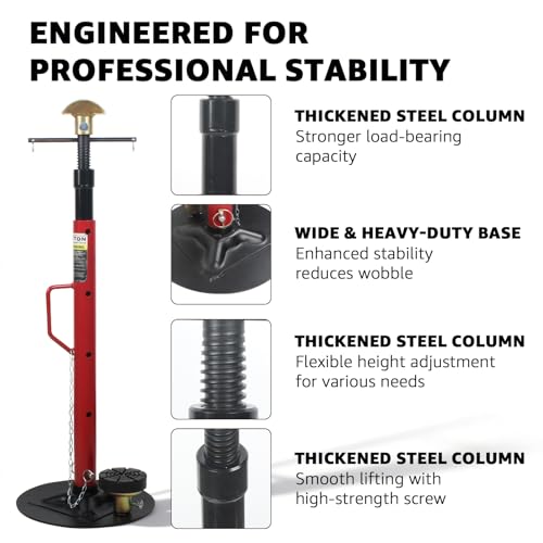 1.5 Ton Underhoist Support Stand with US Patented Handle for Auto Repair (1.5 Ton Underhoist Stand)