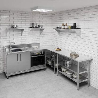 14 in. x 48 in. Stainless Steel Wall Mount Shelf (14 in. x 48 in.)