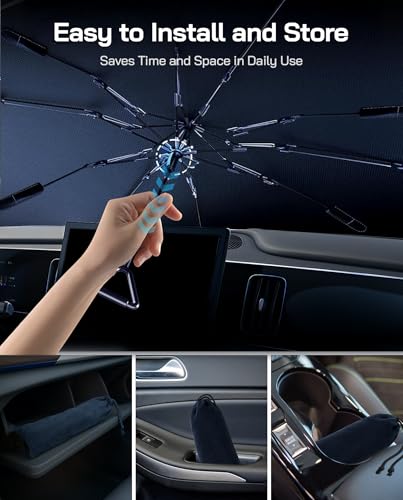 Windshield Sun Shade Umbrella for Mercedes (for Mercedes-Benz GLE SUV 2016-2019)