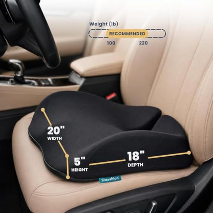Car Seat Cushion for Driving (Black)