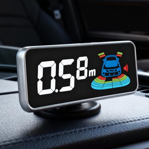 Car Parking Sensors Kit Reverse Radar parktronic System Auto Electronics Vehicle Back Assistant Reverse 8 Sensor (Golden)