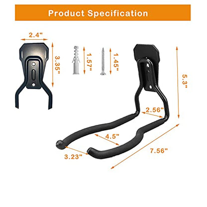 Garden Power Tool Hanger (Black-3 P)