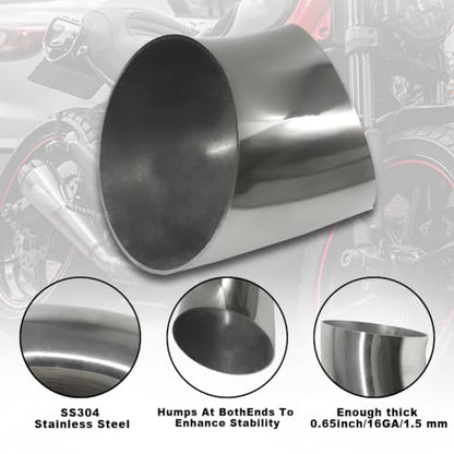 OD 3.5 inch 45 degree exhaust elbow Pipe (3.5")