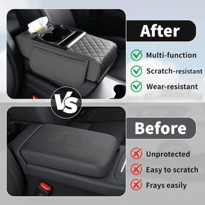 5-in-1 Center Console Cover Fit for Jeep Grand Cherokee L #005 Grey (Fit for Jeep Grand Cherokee L / #005 Grey)