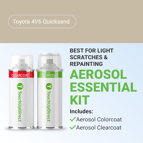 Car Paint Touch Up Spray Kit (Aerosol Spray - Essential Kit / Quicksand)