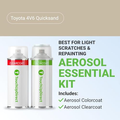Car Paint Touch Up Spray Kit (Aerosol Spray - Essential Kit / Quicksand)