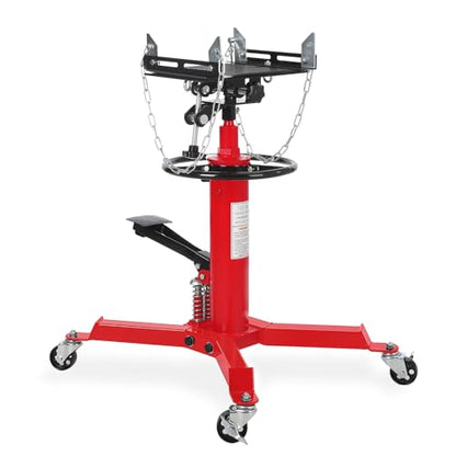 Dual Plunger Hydraulic Transmission Jack 1322lbs Capacity (1322 LBS / Red)