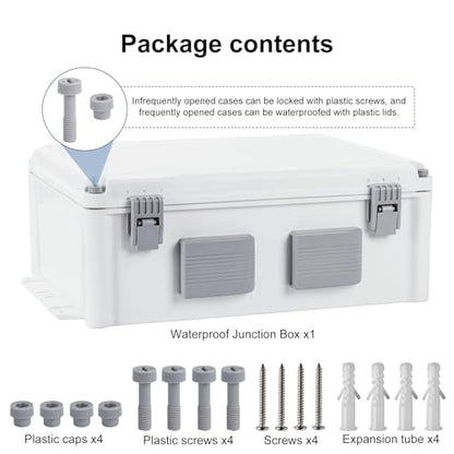 Outdoor Electrical Junction Box (15"H x 11"L x 6"W & Standard)