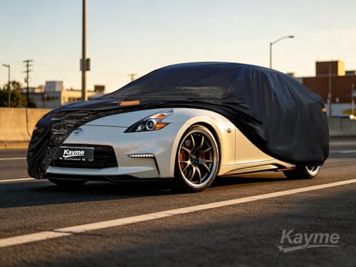 7 Layers Waterproof Car Cover for Nissan 350Z (PE-Black / Custom Fit Nissan 350Z/370Z)