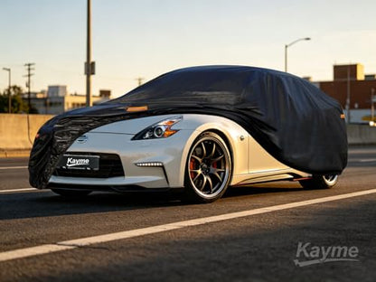 7 Layers Waterproof Car Cover for Nissan 350Z (PE-Black / Custom Fit Nissan 350Z/370Z)