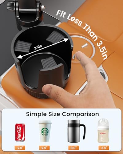 for iPhone 17 Pro Max MagSafe Car Charger Cup Holder Mount (Red)