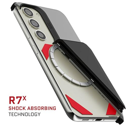 EXEC Wallet Galaxy S23 Case with Detachable Magnetic Credit Card Holder Supports Wireless Charging Premium Shockproof Protective Phone Cover Designed for 2023 Samsung Galaxy S23 (Galaxy S23 / Gray)
