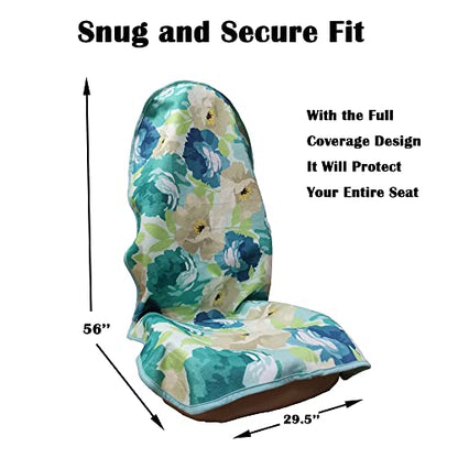 Car Seat Cover Protector Front Seats (1Pcs Front Seat Towel / Chrysanthemum)