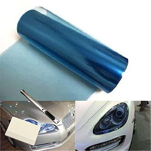 12 by 48 Inches Self Adhesive Headlight (Dark Blue)