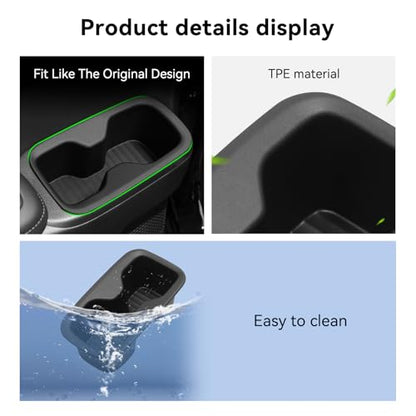 2PCS 2nd Row Door Side Cup Holder for Hyundai Santa Fe 2024 (2PCS 2nd Row Cup Holder)