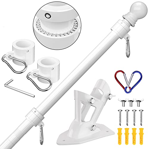 Flag Pole Upgraded Bracket (White)