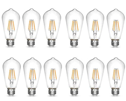 LED Edison Bulb 4W (Warm White / Pack of 12)