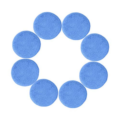 Microfiber Detailing Wax Applicator Pad (Blue / 5 in)