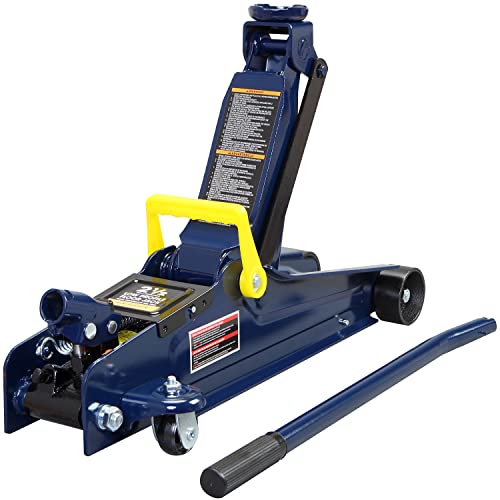 2.5 Ton (5,000 lb) Low Profile Hydraulic Trolly Jack, Blue, AT825051UR (Blue / Standard / 2.5 Ton)
