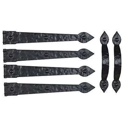 Hinge IT Premium Carriage House Handle & Hinge (Pack of 1 / Premium Hinges)