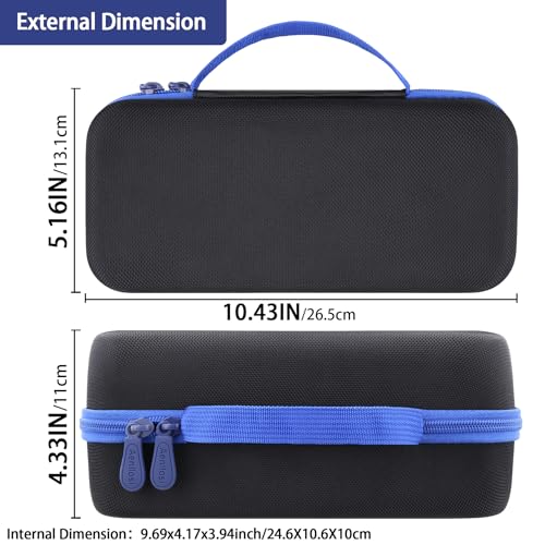 Hard Case for HULKMAN Alpha85 Jump Starter (Black+Blue / for Alpha85/85S/Pro)