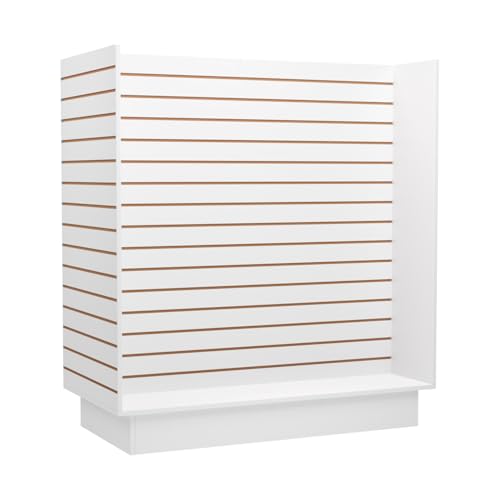 H Unit Slatwall Gondola Display (White)
