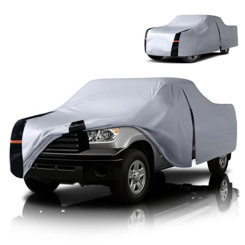 Multi Layer Toyota Tundra Truck Cover (W.Fit Tundra(1999-2021) Access/Extended Cab SB / White Truck Cover)