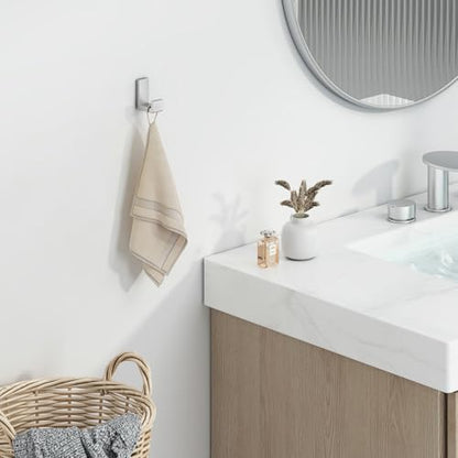Towel Hook for Bathroom (1 Pack / Brushed Nickel)