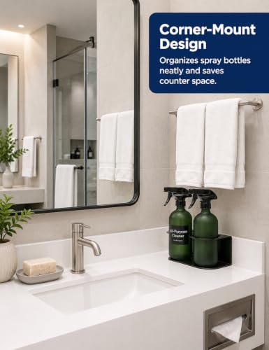2 Pack Spray Bottle Holder Wall Mount