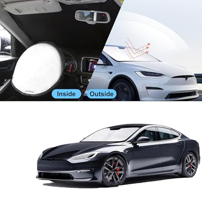 Sun Shade for Tesla Model S (Tesla Model S (Fit Long Range/LR Model) 2012-2026)